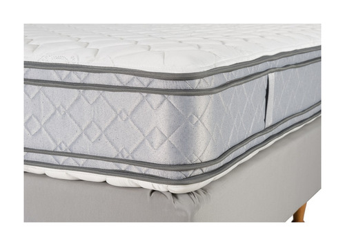 Imagen 2 de 3 de Sommier La Cardeuse Native 400 King de 200cmx200cm gris