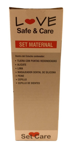 Imagen 3 de 5 de Set De Cuidados Bebe X7 Love 8901