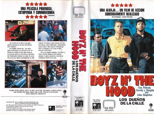 Los Dueños De La Calle Vhs Boyz N The Hood 1991 Max_wal