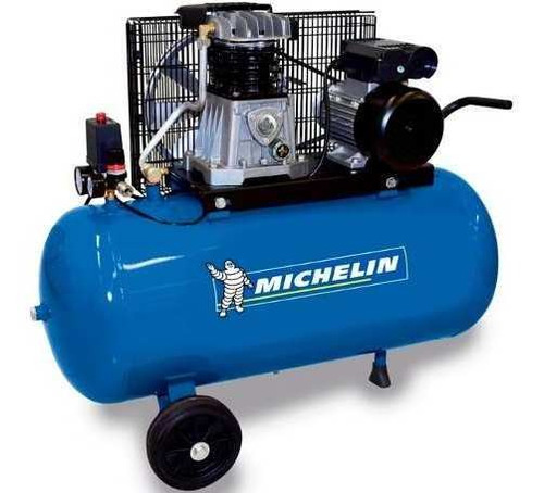 Compresor De Aire 100 Lts 2hp Michelin Italia Monofásico G P