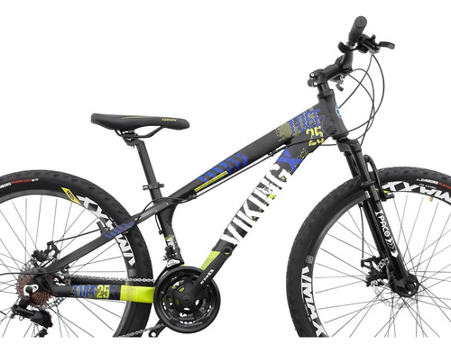 Bicicleta Vikingx Tuff25 21v Com Shimano Freios MĂȘcanicos