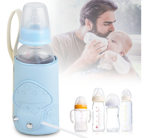 Botella De Bebé Usb Calentador Portátil De Almacenamiento De