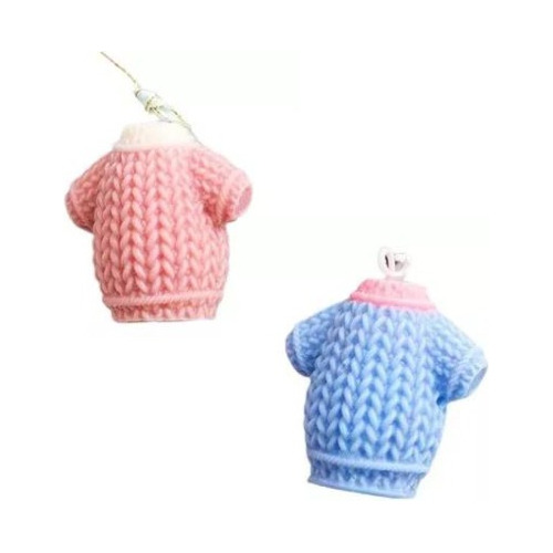 Molde De Silicona Sweater Crochet Para Velas, Jabones, Etc.