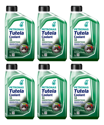 6 Litros Aditivo Radiador Coolant 11 Concentrado