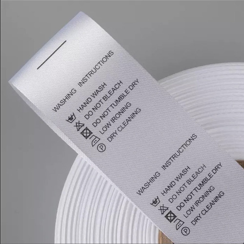 Etiquetas Nylon Textil Impresas X500 Unidades