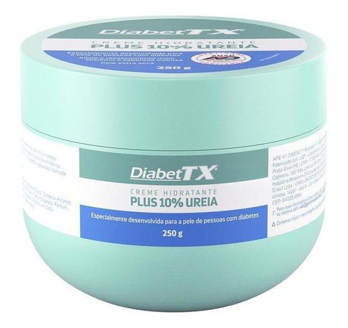 Creme Hidratante Diabettx Plus 10% Ureia 250g