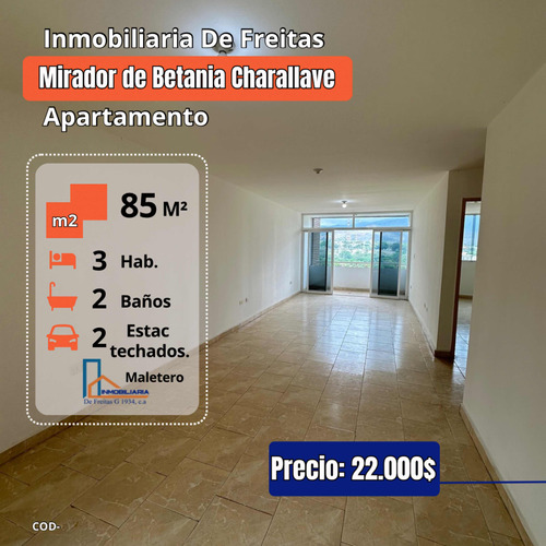 Apartamento Res. Mirador De Betania Charallave - Miranda