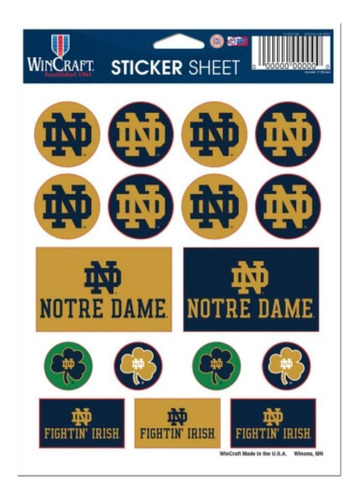 Ncaa University Of Notre Dame Fighting Irish - Hoja De ...