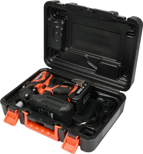 Imagen 3 de 7 de Pistola Inalámbrica Yato + Adaptador + Puntas Atornillar.