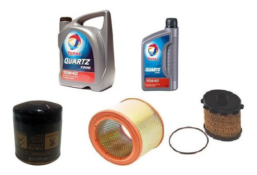 Kit Filtros + Aceite Quartz 10w40 Partner 1.9d
