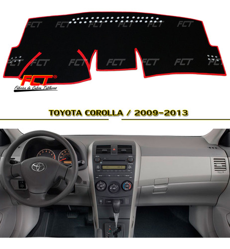 Cubre Tablero Premium / Toyota Corolla / 2009 2010 2011 2012