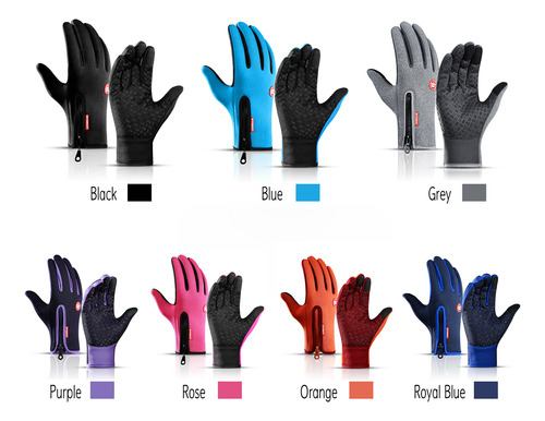 Guantes De Ciclismo Deportivos, Forro Polar, Térmicos, Sende