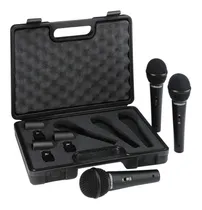 Comprar Kit 3 Micrófonos Dinámicos Voz Behringer Xm1800s Cuo