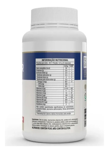 Omegafor Vitamins (120 Caps De 1000mg) - Vitafor Sem Sabor