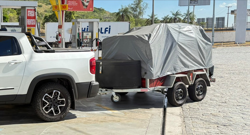 Carreta Trucada Fazendinha Com Lona Fechada, Uso Diverso