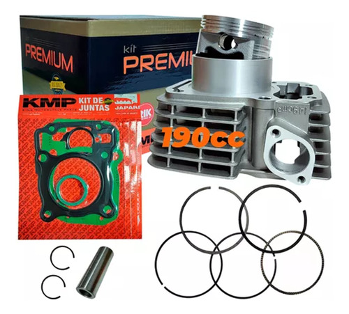 Kit Motor Competição 190cc Titan 150 Gas 2009 2010 Kmp P