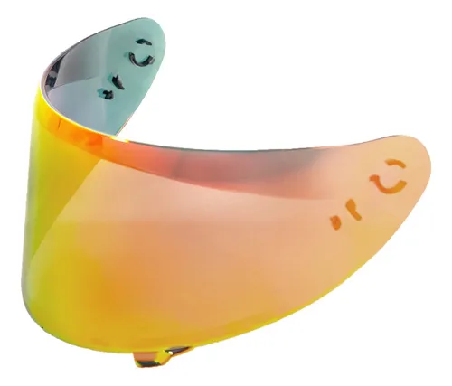 Viseira Capacete Asx Revo Espelhada Vermelha Clara V18b