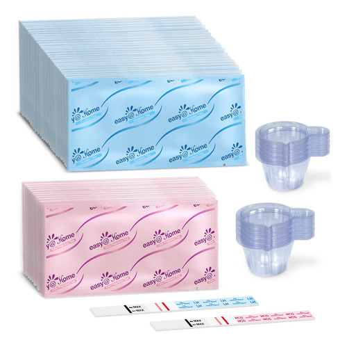 Test De Embarazo  Easy@home 100 Pruebas De Ovulación Y 20 Ti