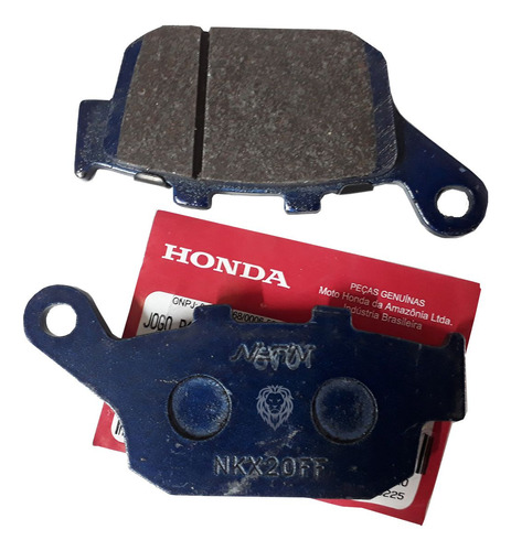 Pastilha Freio Transalp S/abs Traseira Nissin Original Honda