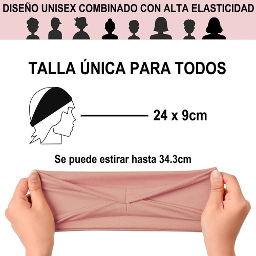 Diademas Deportivas 5 Piezas, Diademas Ejercicio Para Mujer
