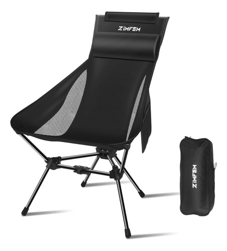 Zimfem Sillas De Campamento, Silla De Camping Portatil Con R