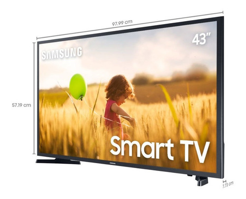 Imagem 3 de 5 de Smart Tv Led 43 Polegadas Samsung Lh43be 2 Hdmi 1 Usb Wifi P