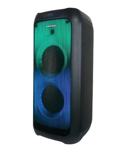 Woofer Bocina Daewoo 2x8 Pulgadas Bafle Luz Led Recargable