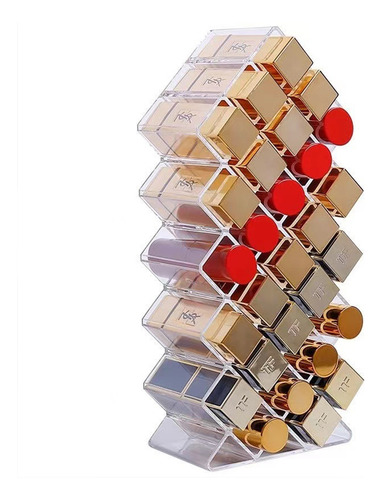 Organizador Vertical Para Labiales Con 28 Compartimentos