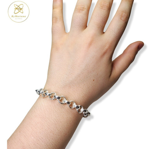 Pulsera Plata Rollon Nro 2