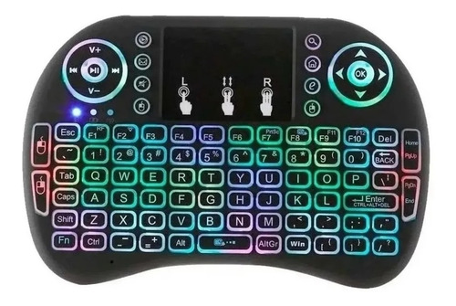 Mini Teclado Inalambrico Touchpad Smart Tv Pc Xbox 71527