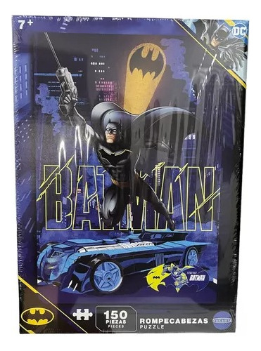 Rompecabeza Batman 150pzs Superheroe Dc Puzzle 48x33cm