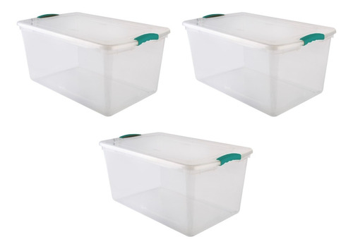 Caja Organizadora Wenbox 61 Litros Pack 3 Unidades