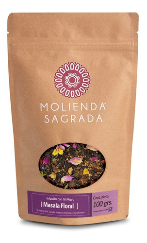 Té Negro Masala Floral 100g - Molienda Sagrada