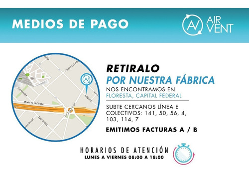 Difusor Para Aire Acondicionado Diametro 10 Cmts