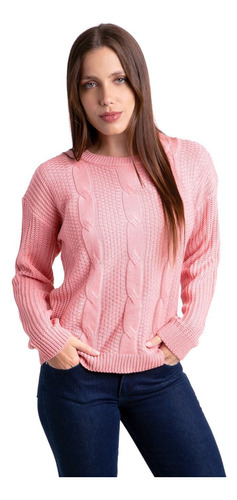 Sweater Trenzado Mujer