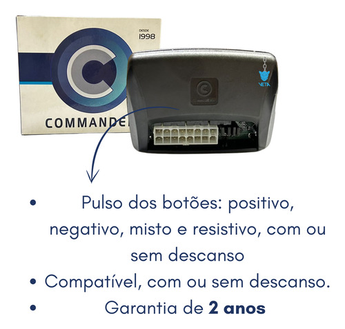 Modulo De Subida De Vidros Automotivo Portas Vm500