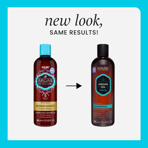 Conjunto De Shampoo Reparador + Condicionador Hask Argan Oil