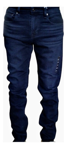 Jeans Azul Índigo Guess Caballero Talla 29 X 32 Mod.mbgar53