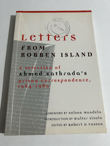 Libro Letters From Robben Island - Nelson Mandela - Inglés