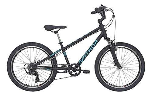 Bicicleta Aro 24 Nathor Cambio Shimano Apollo Preto Cor Preto/Azul Tamanho do quadro Único