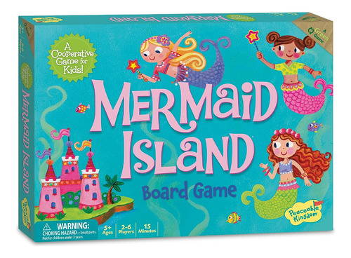 Juego De Mesa Peaceable Kingdom Mermaid Island