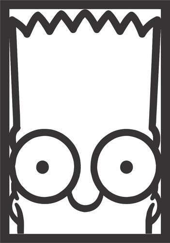 Cuadro Dignidad Los Simpsons Madera Calada 40x30cm
