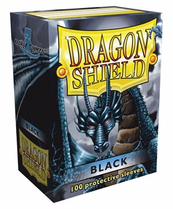 Dragon Shield Estandar Protectores De Cartas Negro 100u