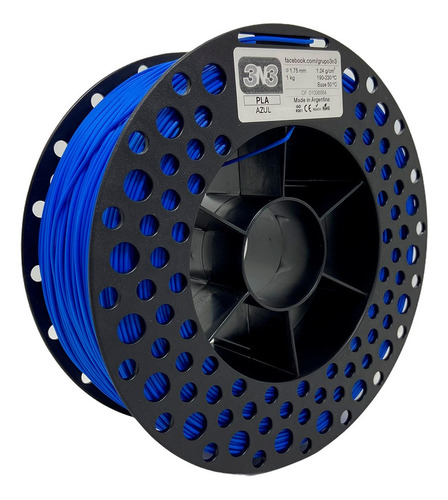 Imagen 5 de 10 de Filamento Pla 3n3 1.75mm 1kg Macrotec