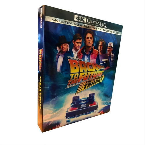 Volver Al Futuro Trilogia 35th  Peliculas 4k + Blu-ray + Dc