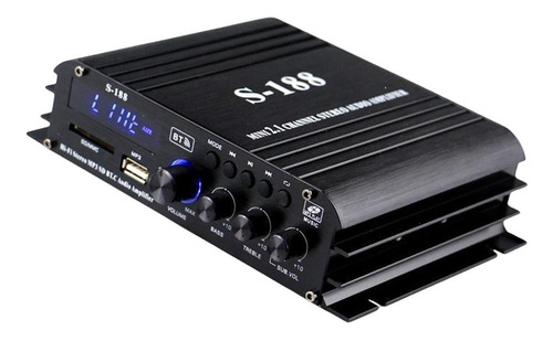 Amplificador De Potência 40wx2 Audio Sub Bass Amp Fonte De A