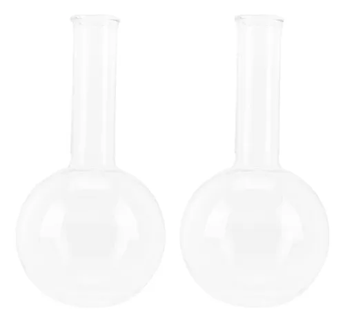 Frasco De Vidrio Borosilicato, Frasco De Fondo Redondo Para