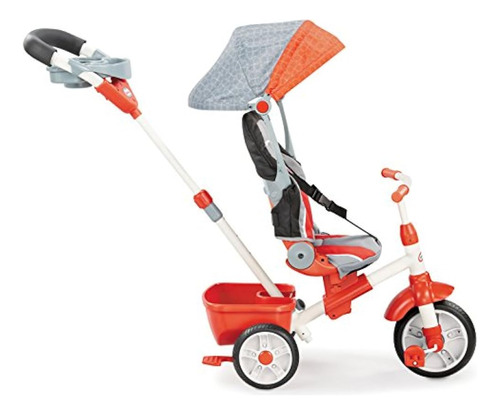 Little Tikes, Triciclo 5 En 1 De Lujoso, Reclinable, Relaja. Color Rojo