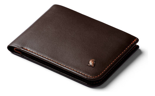 Bellroy Hide & Seek Wallet Diseño Plegable De Cuero Delga. Color Java - Rfid