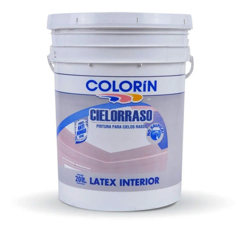 Imagen 2 de 8 de Pintura Latex Para Cielorraso Colorin 20 Litros - Sagitario